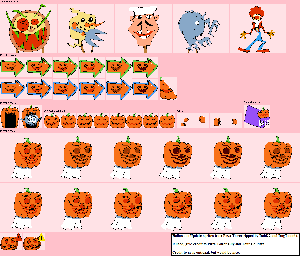 Pizza Tower - Halloween Update Content