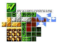 Hard Man Tileset (GBC Style)