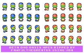 Mario & Luigi: Superstar Saga - Oho Oasis NPCs (Prototype)