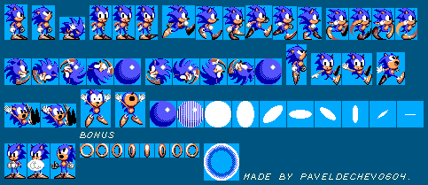 Sonic the Hedgehog Customs - Sonic (Master System, Genesis-Style)