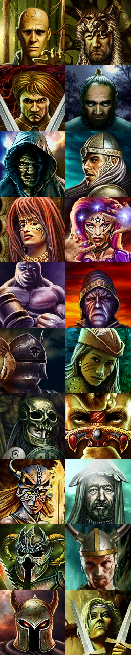 The Quest - Playable Character Faces