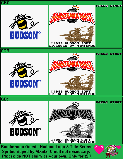 Hudson Logo & Title Screen