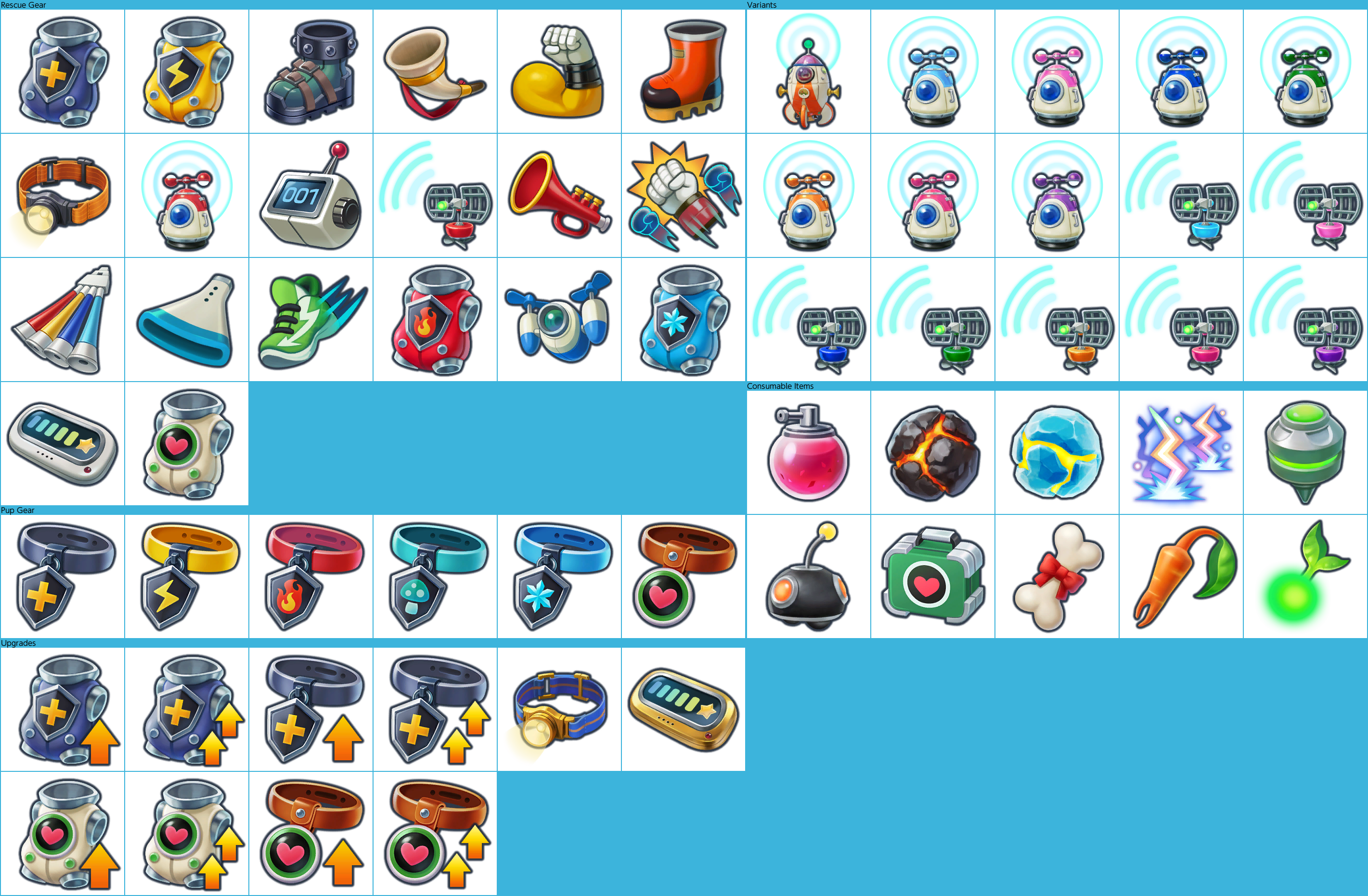 Gear + Item Icons - Lab