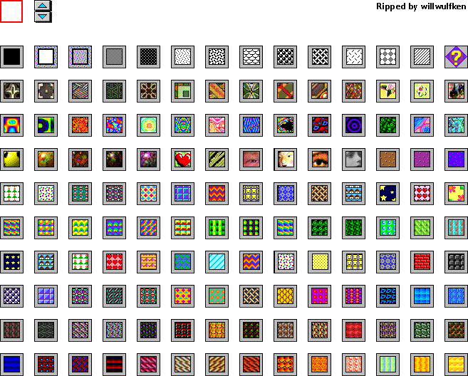 Kid Pix Studio / Kid Pix Studio Deluxe - Rectangle Tool Options