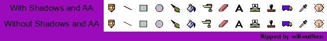 Kid Pix Studio / Kid Pix Studio Deluxe - Tool Icons