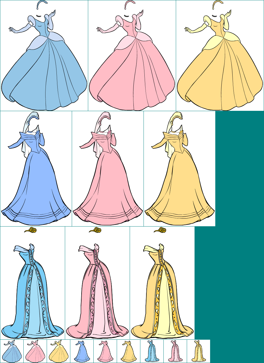 Cinderella's Dresses