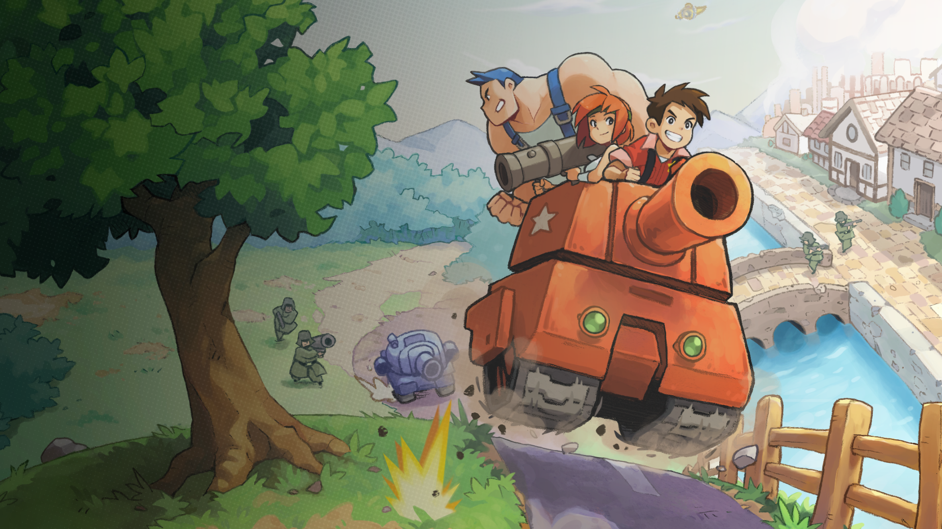 Advance Wars 1+2: Re-Boot Camp - Main Menu Background