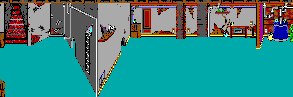 Tom & Jerry Cat-astrophe (DOS) - Map