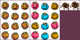 Pocket Mirror - Pumpkin