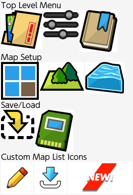 Advance Wars 1+2: Re-Boot Camp - Menu Icons - Design Room