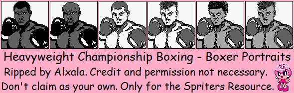 Heavyweight Championship Boxing - Boxer Portraits