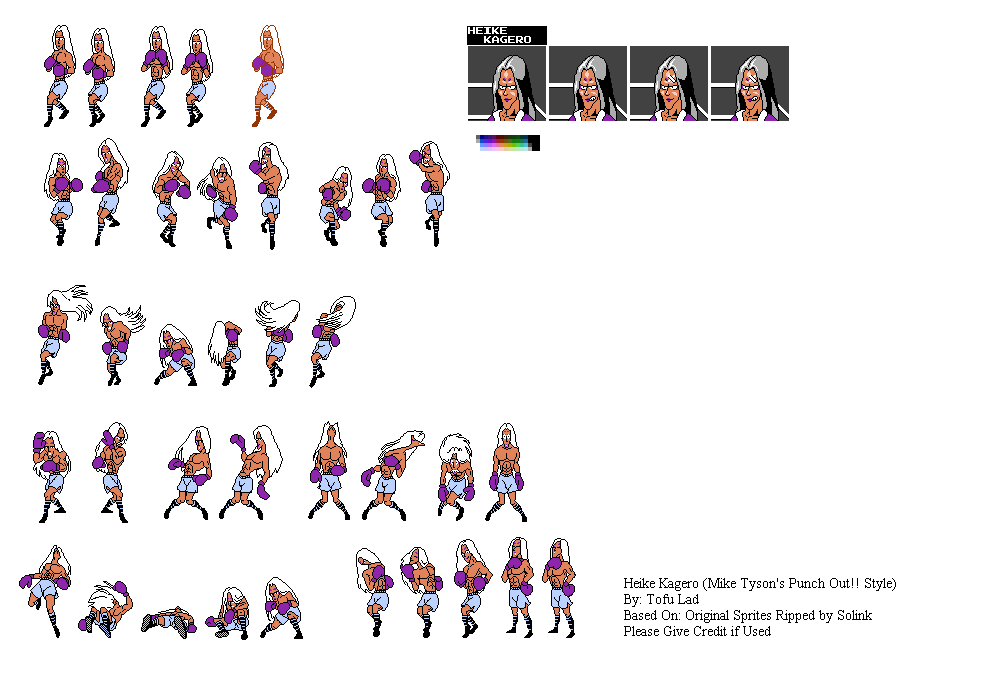 Punch-Out!! Customs - Heike Kagero (NES-Style)