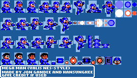 Mega Man (Valis NES-Style)