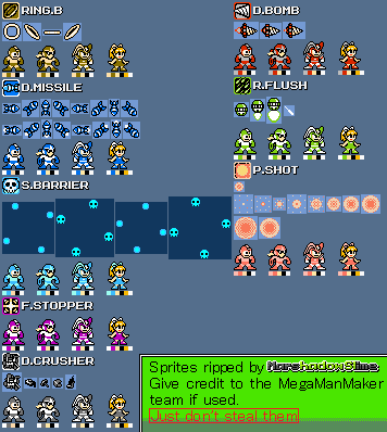 Weapons (Mega Man 04)