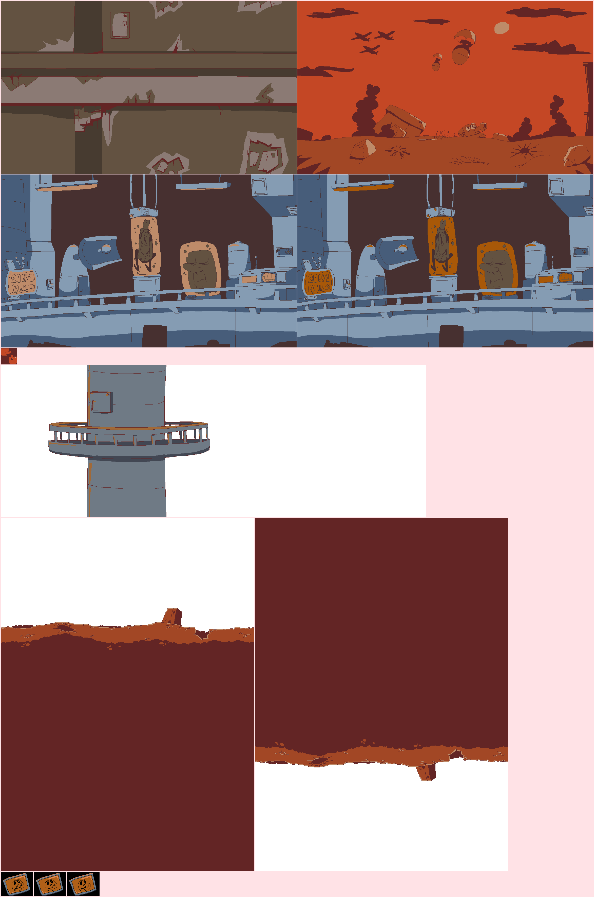 WAR! Backgrounds