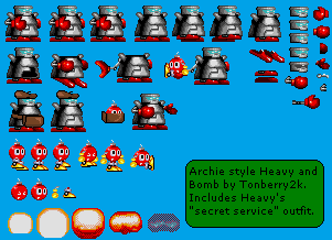 Sonic the Hedgehog Media Customs - Heavy & Bomb