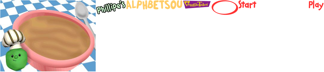 Veggietales: Phillipe's Alphabet Soup - Title Screen
