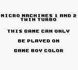 Game Boy Error Message