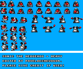 Sonic the Hedgehog Customs - Heavy (Master System-Style)