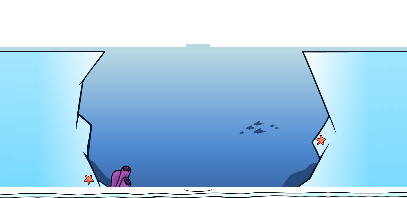 Club Penguin App / My Penguin - Ice Fishing Background