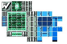 Mega Man Customs - Top Man Tileset (GBC Style)