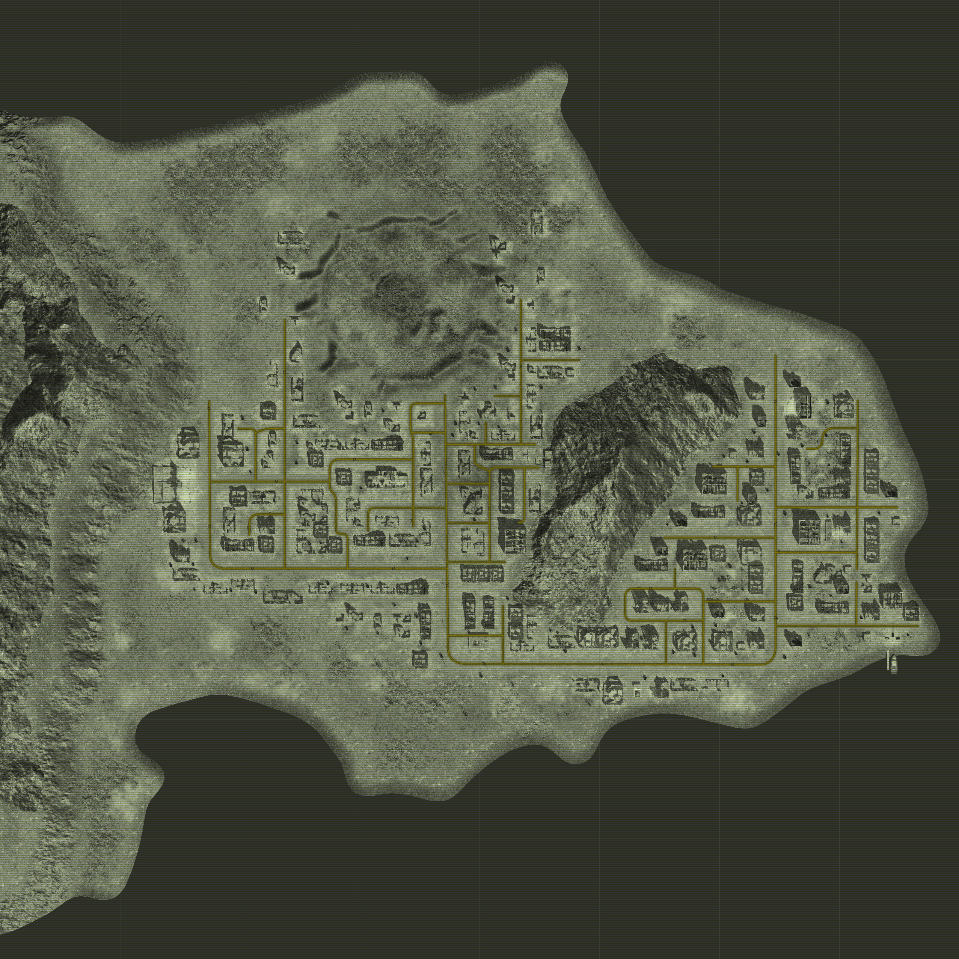 ATOM RPG: Post-apocalyptic indie game - World Map - Dead City