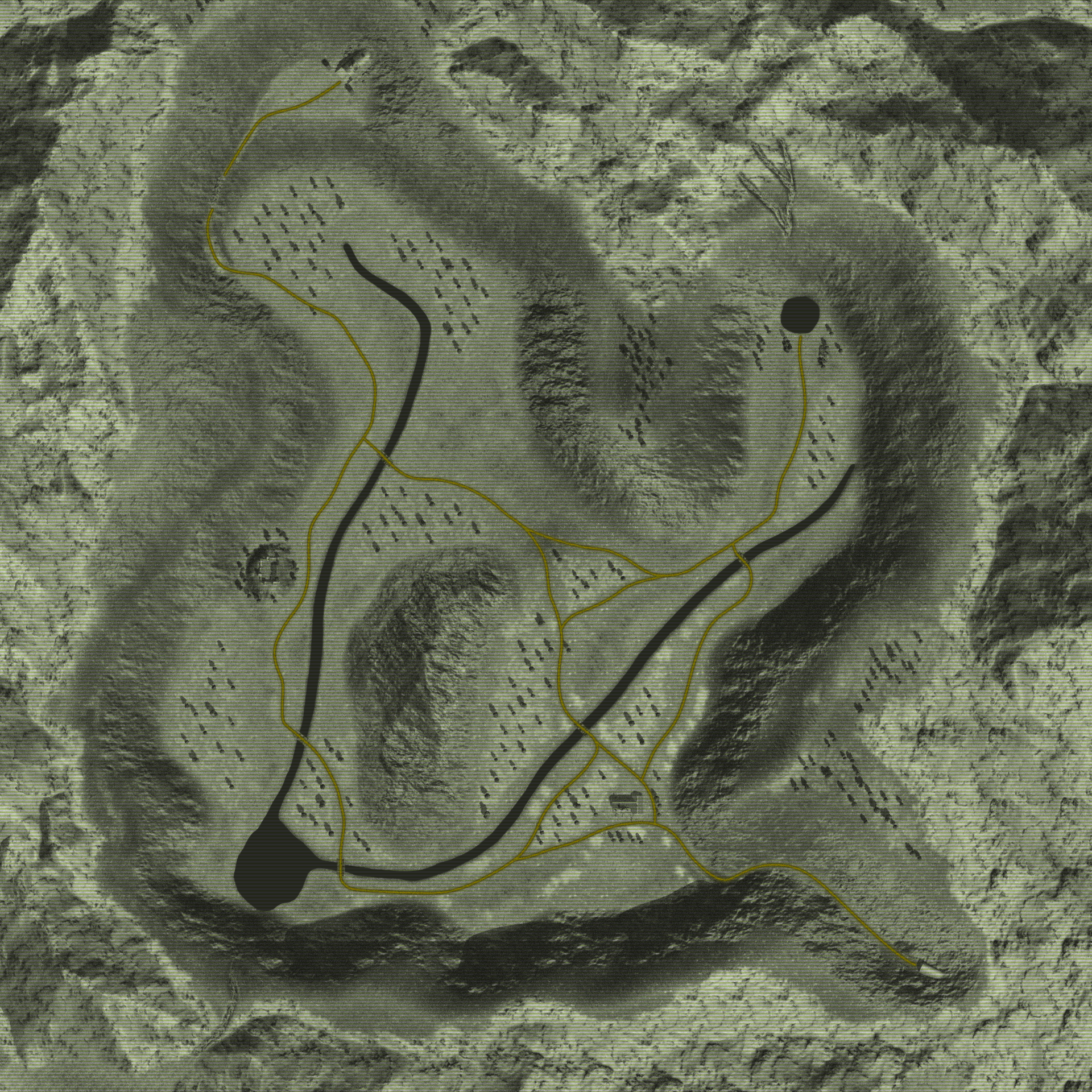 ATOM RPG: Post-apocalyptic indie game - World Map - Mountain Pass of Woes