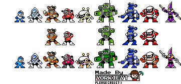 Robot Masters (Battle+Fighters-Style)