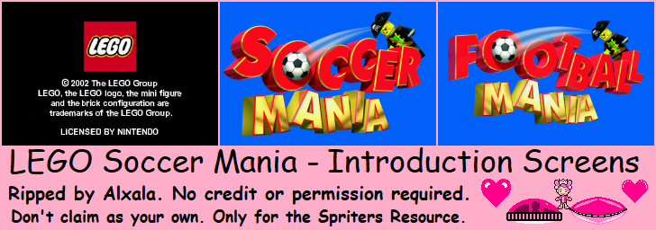 LEGO Soccer Mania - Introduction Screens