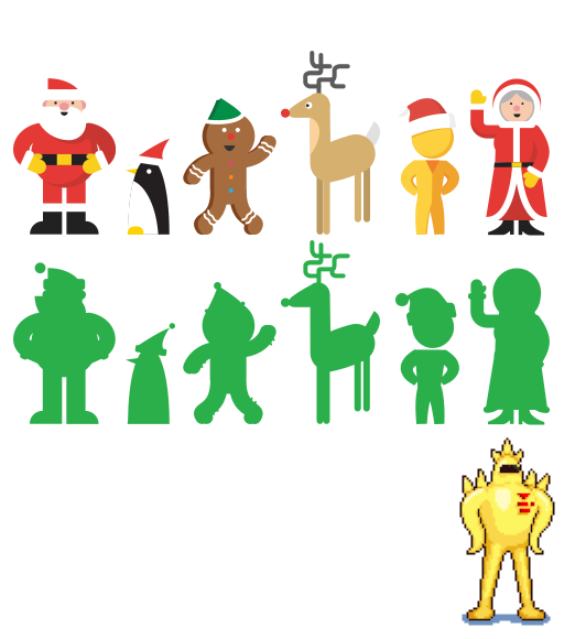 Google Santa Tracker - Characters