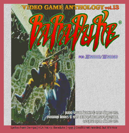 Video Game Anthology Vol.13: Baraduke - Loading Screen