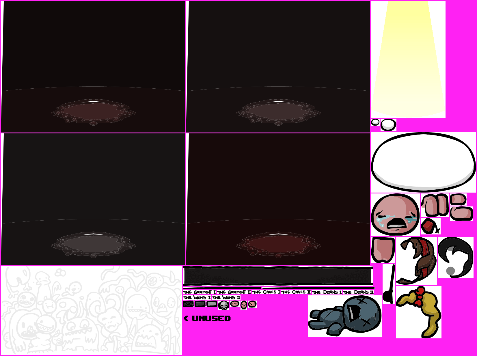 The Binding of Isaac - Floor Transition Sequence