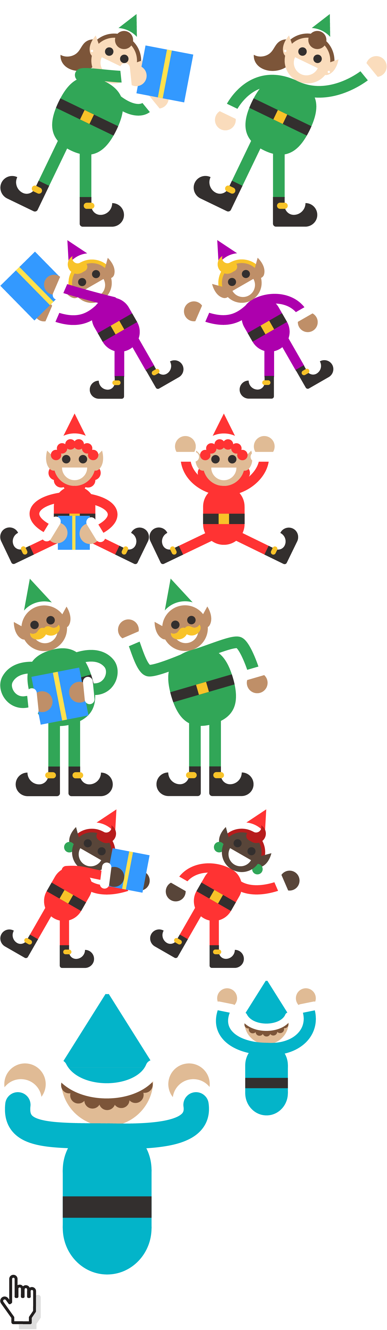 Google Santa Tracker - General Sprites