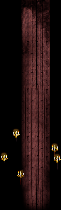 Dark Hallway Candles