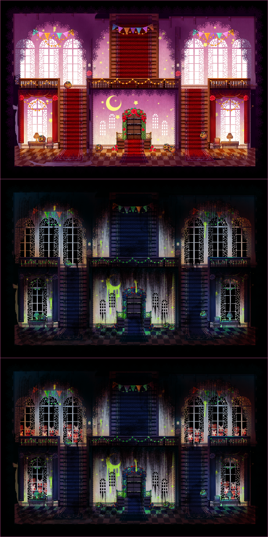 Pocket Mirror - Dollhouse Entrance