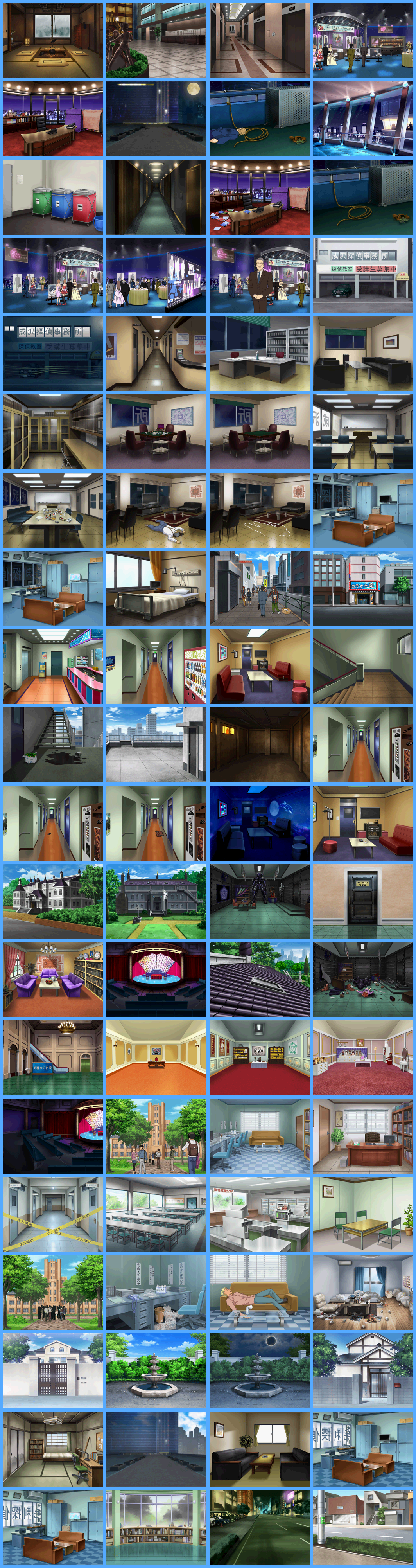 Detective Conan: Prelude from the Past - Backgrounds