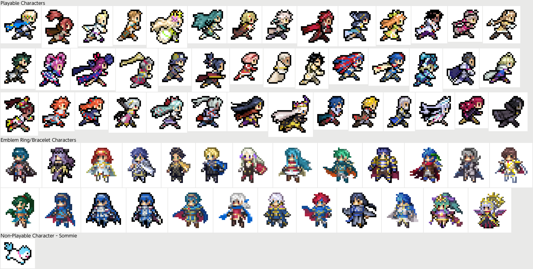 Fire Emblem Engage - Stamps - Units + Emblems