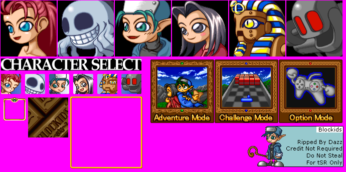 Mode / Character Select