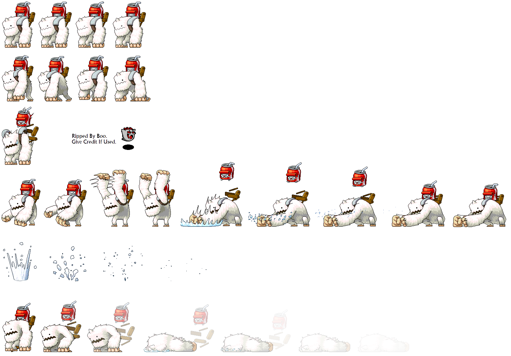 MapleStory - Yeti & Coketump