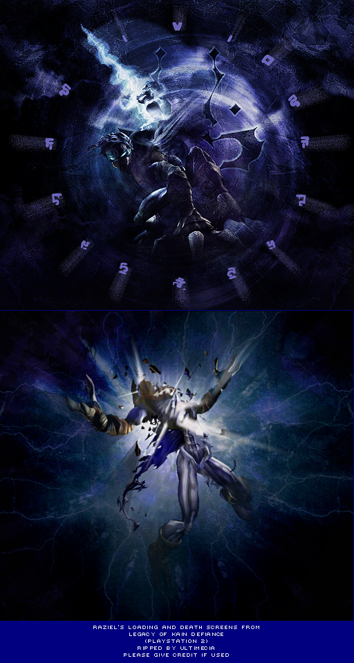 Raziel's Death and Loading Screens