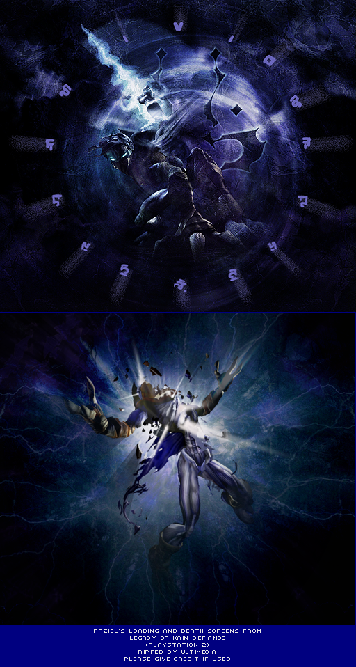 Legacy of Kain: Defiance - Raziel's Death and Loading Screens