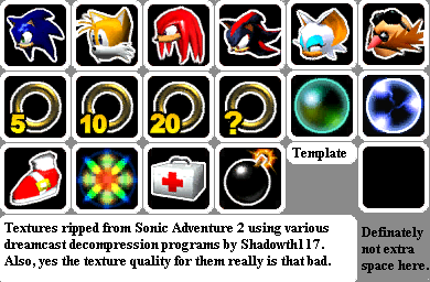 Sonic Adventure 2 - Capsule Icons