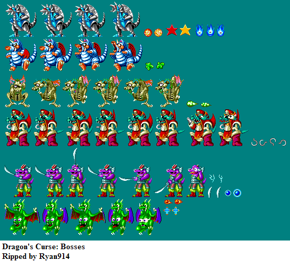 Dragon's Curse - Bosses