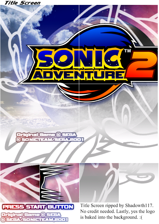 Sonic Adventure 2 - Title Screen
