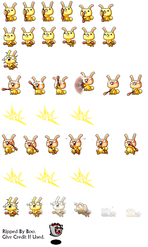 MapleStory - Yellow Stomp Rabbit