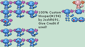 Pokémon Generation 2 Customs - #194 Wooper