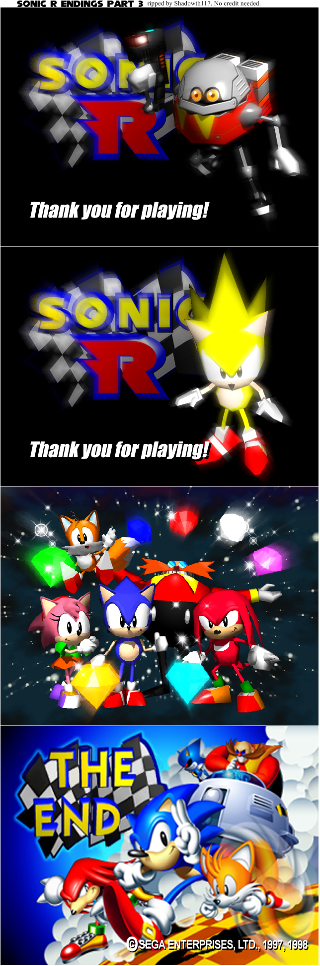 Sonic R - Endings Part 3