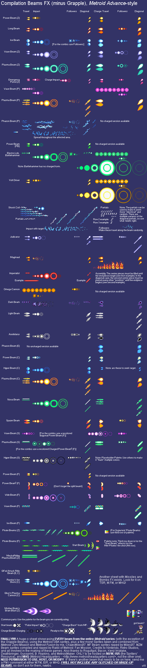 Metroid Customs - Compiled Beams FX