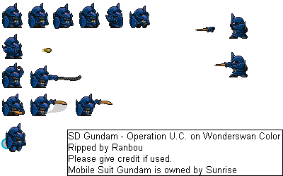 SD Gundam: Operation U.C. - Gouf (Ramba Ral)
