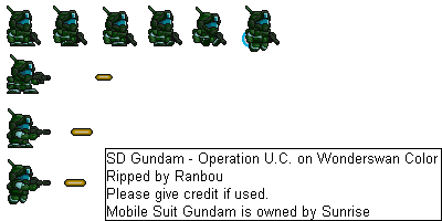 SD Gundam: Operation U.C. - GM Sniper